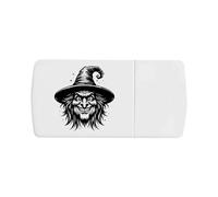 Azeeda 'Ugly Witch' Pill Box with Tablet Splitter (PI00040208)