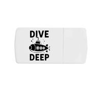 Azeeda 'Underwater Exploration Vessel' Pill Box with Tablet Splitter (PI00037289)