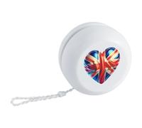 Azeeda 'Union Jack Balloon Heart' Retro Style Yo-Yo (YY00048566)