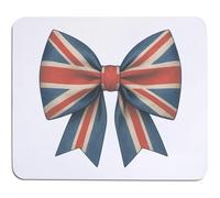 Azeeda 'Union Jack Bow' Mouse Mat/Desk Pad (MO00040861)