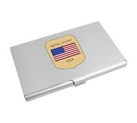 Azeeda 'United States Plaque' Business Card Holder/Credit Card Wallet (CH00057576)