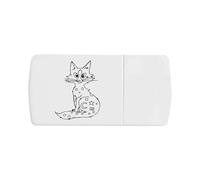 Azeeda 'Unusual Kitty' Pill Box with Tablet Splitter (PI00039854)