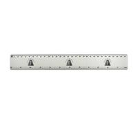 Azeeda 'Up The Wooden Hill' 30cm (12 Inch) White Plastic Ruler (RL00102046)