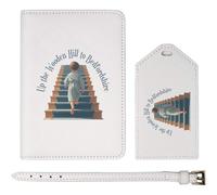Azeeda 'Up The Wooden Hill' Passport Cover & Luggage Tag Travel Set (PA00038464)