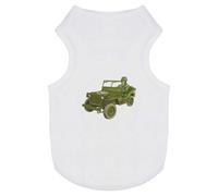 Azeeda 'US Army Truck' Pet Dog/Cat T-Shirt, S (PT00083181)