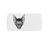 Azeeda 'Vampire Bat Portrait' Pill Box with Tablet Splitter (PI00043401)