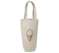 Azeeda 'Vanilla Ice Cream Cone' Cotton Wine Bottle Gift/Travel Bag (BL00047702)
