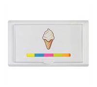 Azeeda 'Vanilla Ice Cream Cone' Sticky Note Ruler Pad (ST00044957)