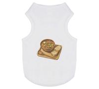Azeeda 'Vegetable Stew with Sourdough Toast' Pet Dog/Cat T-Shirt, L (PT00150567)