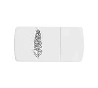 Azeeda 'Veronica Flower' Pill Box with Tablet Splitter (PI00044093)