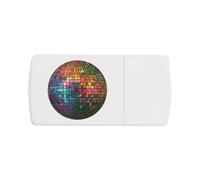 Azeeda 'Vibrant Disco Ball' Pill Box with Tablet Splitter (PI00039730)