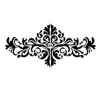 Azeeda 'Victorian Design Line Art' Reusable Stencil - Durable Decorative Template for Painting and Spraying on Walls, Tiles, Wood, Fabric & Craft Projects - XL (A3) (WS00078509)