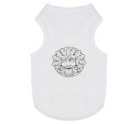 Azeeda 'Victorian Green Man' Pet Dog/Cat T-Shirt, S (PT00173117)