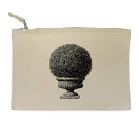 Azeeda 'Victorian Topiary' Canvas Clutch Bag/Accessory Case (CL00049135)