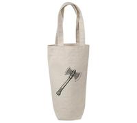 Azeeda 'Viking Axe with Nordic Patterns' Cotton Wine Bottle Gift/Travel Bag (BL00048309)