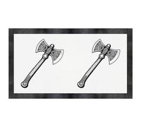 Azeeda 'Viking Axe with Nordic Patterns' Pet Feeding Mat (PM00036617)