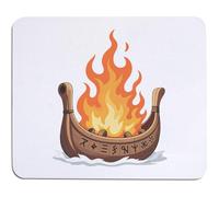 Azeeda 'Viking Funeral Pyre Ship' Mouse Mat/Desk Pad (MO00044768)