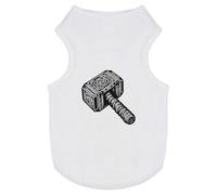Azeeda 'Viking Hammer Of Thor' Pet Dog/Cat T-Shirt, M (PT00132350)