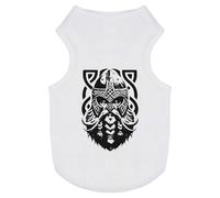 Azeeda 'Viking Portrait' Pet Dog/Cat T-Shirt, L (PT00154003)