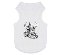 Azeeda 'Viking Portrait Side View' Pet Dog/Cat T-Shirt, L (PT00155499)