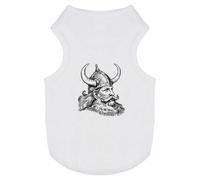 Azeeda 'Viking Portrait Side View' Pet Dog/Cat T-Shirt, S (PT00155497)