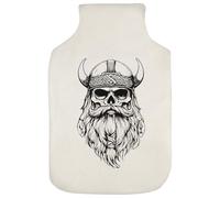 Azeeda 'Viking Skull' Hot Water Bottle Cover (HW00042958)
