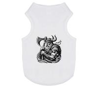 Azeeda 'Viking Warrior With Battle Axe' Pet Dog/Cat T-Shirt, L (PT00162667)