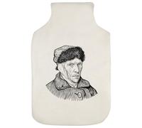 Azeeda 'Vincent Van Gogh' Hot Water Bottle Cover (HW00053549) | Soft Fabric Case for Bedtime, Winter Warmth, Home and Gifts