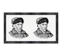 Azeeda 'Vincent Van Gogh' Pet Feeding Mat (PM00041950) | Placemat for Dog / Cat Food and Water Bowls, Kitchens and Floors