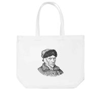 Azeeda 'Vincent Van Gogh' Shopping Tote Bag - White (BG00095240) | Reusable Shopper for Groceries, Books, Work, School and Travel
