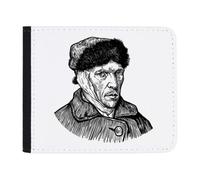 Azeeda 'Vincent Van Gogh' Slim Wallet/Cardholder (WL00041915) | Folding Card Holder with Cash Sleeve for Travel and Gifts