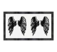 Azeeda 'Vintage Angel Wings' Pet Feeding Mat (PM00034515)