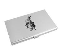 Azeeda 'Vintage Bunny Wearing Coat' Business Card Holder/Credit Card Wallet (CH00048304)