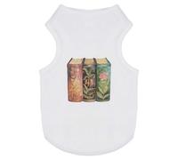 Azeeda 'Vintage Floral Books' Pet Dog/Cat T-Shirt, S (PT00161665)
