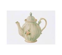 Azeeda 'Vintage Floral Teapot' Temporary Tattoo - A6 (TO00106135)