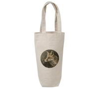 Azeeda 'Vintage Fox Portrait' Wine Bottle Bag - Natural (BL00052443)
