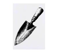 Azeeda 'Vintage Garden Trowel' Temporary Tattoo - A6 (TO00099939)
