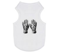 Azeeda 'Vintage Leather Gloves' Pet Dog/Cat T-Shirt, M (PT00151862)