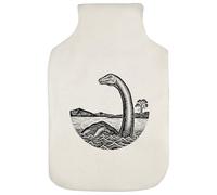 Azeeda 'Vintage Loch Ness Monster' Hot Water Bottle Cover (HW00045740)