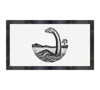 Azeeda 'Vintage Loch Ness Monster' Pet Feeding Mat (PM00034106)