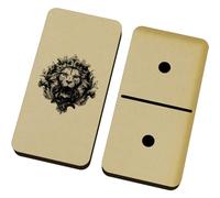 Azeeda 'Vintage Ornate Lion ' Domino Set & Box (DM00056971)