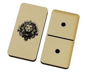 Azeeda 'Vintage Ornate Lion ' Domino Set & Box (DM00056971)