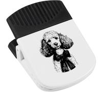 Azeeda 'Vintage Poodle Portrait' Magnetic Clip (CP00050777)