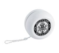 Azeeda 'Vintage Scottish Thistle with Circular Frame' Retro Style Yo-Yo (YY00052186)