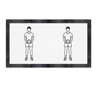 Azeeda 'Volleyball Player' Pet Feeding Mat (PM00038418)