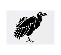 Azeeda 'Vulture Silhouette' Temporary Tattoo - Water Resistant, Skin-Safe, Non-Toxic Transfer (TO00100995)