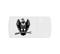 Azeeda 'Vulture Standing On Branch' Pill Box with Tablet Splitter (PI00040205)