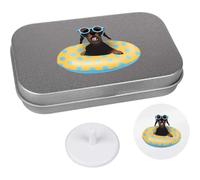 Azeeda 'Wagging Tails & Sunshine Vibes' Golf Markers Gift Set (GO00083175)