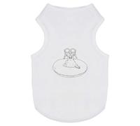 Azeeda 'Wagging Tails & Sunshine Vibes' Pet Dog/Cat T-Shirt, M (PT00157338)