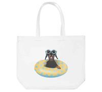Azeeda 'Wagging Tails & Sunshine Vibes' Tote Shopping Bag For Life (BG00084189)